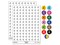 Running Man Fitness Exercise Marathon Workout Jogging Track and Field 200+ 0.50" Round Stickers